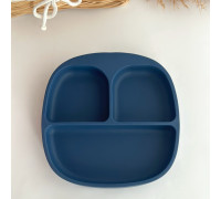 Тарілка секційна Navy blue Темно синій