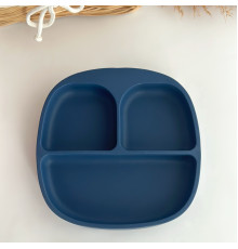 Тарілка секційна Navy blue Темно синій