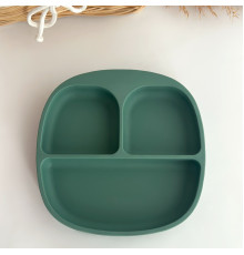 Тарілка секційна Oil Green Смарагдовий