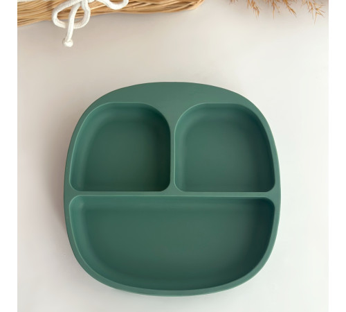 Тарілка секційна Oil Green Смарагдовий