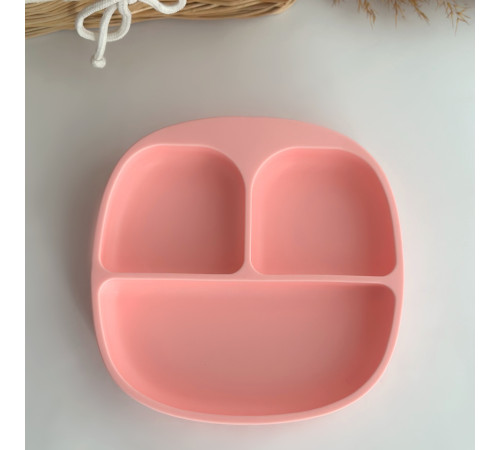 Тарілка секційна Rose Quartz Рожевий кварц