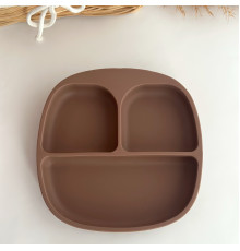 Тарілка секційна Chocolate Шоколадний