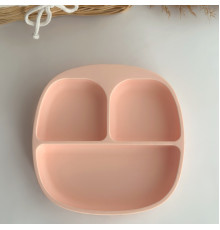 Тарілка секційна Light pink Світло рожевий