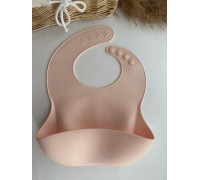 Нагрудник Однотонний Light pink Світло рожевий 