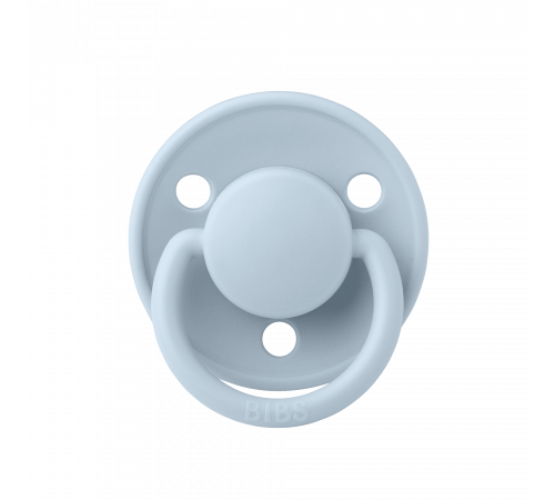 Дитяча соска Bibs De lux латекс Baby Blue розмір 1 (0-6 місяців)