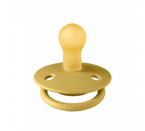 Дитяча соска Bibs De lux латекс Mustard Гірчиця розмір 2 (6-18 місяців)