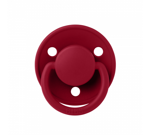 Дитяча соска Bibs De lux латекс Ruby розмір 2 (6-18 місяців)
