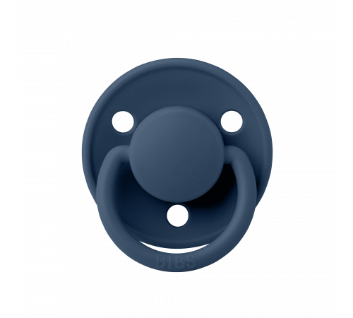 Дитяча соска Bibs De lux латекс Stell Blue розмір 1 (0-6 місяців)