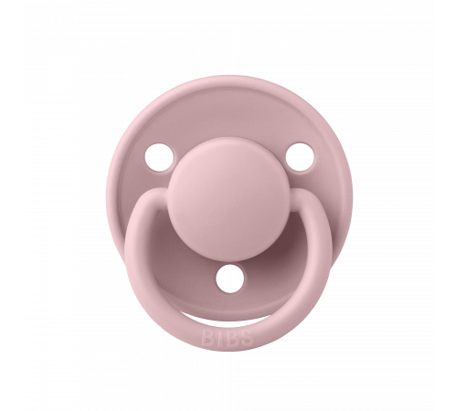 Дитяча соска Bibs De lux латекс Pink Plum  розмір 2 (6-18 місяців)