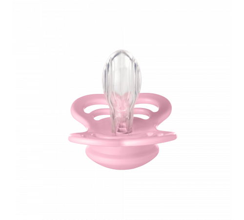 Дитяча соска Bibs Supreme силікон Baby pink 2 розмір (6+ місяців)