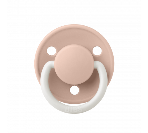 Дитяча соска Bibs De lux латекс Blush Glow 1 розмір (0-6 місяців)