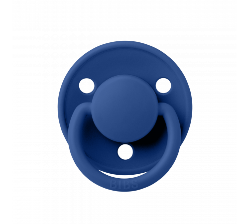 Дитяча соска Bibs De Lux силікон Onesize 0-36 Cornflower