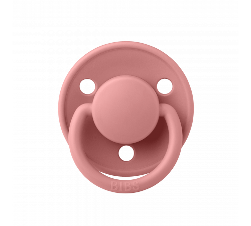 Дитяча соска Bibs De lux силікон Onesize 0-36 Dusty pink
