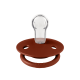 Дитяча соска BIBS De Lux Silicone Round (кругла) – Rust 0-36 міс