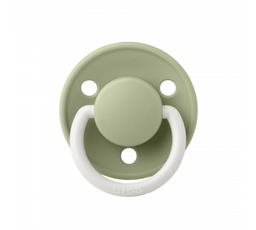 Дитяча соска Bibs De Lux латекс Sage Glow 1розмір (0-6 місяців)