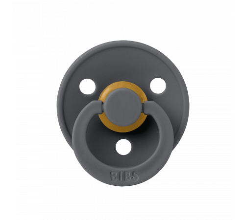Дитяча соска Bibs Colour анатомічна Iron 1 розмір (0-6 місяців)