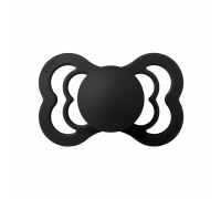 Дитяча соска Bibs Supreme латекс Black Чорний розмір 1 (0-6 місяців)