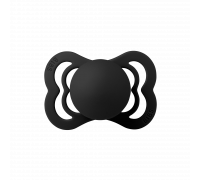 Дитяча соска Bibs Supreme силікон  Black Чорний  розмір 2 (6-18 місяців)