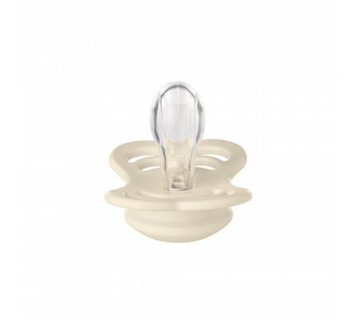 Дитяча соска Bibs Supreme силікон Ivory Молочний розмір 2 (6-18 місяців)