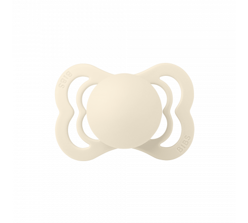 Дитяча соска Bibs Supreme силікон Ivory Молочний розмір 2 (6-18 місяців)