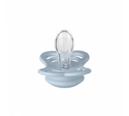 Дитяча соска Bibs Supreme силікон Baby Blue Світло голубий розмір 2 (6-18 місяців)