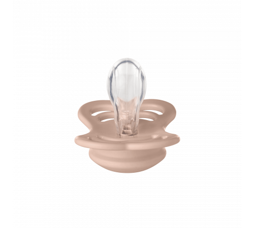 Дитяча соска Bibs Supreme силікон Blush Пудра розмір 2 (6-18 місяців)