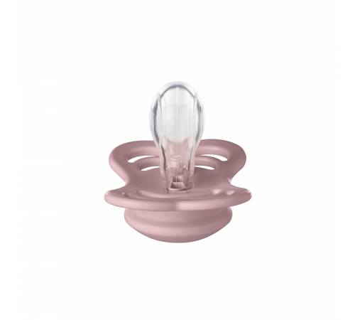Дитяча соска Bibs Supreme силікон Pink Plum Рожева Слива розмір 1 (0-6 місяців)