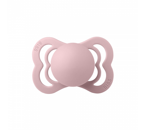 Дитяча соска Bibs Supreme силікон Pink Plum Рожева Слива розмір 1 (0-6 місяців)