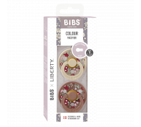 Bibs Colour Liberty Vanilla Woodchuck комплект дитячих сосок 1 розмір (0-6 місяців)