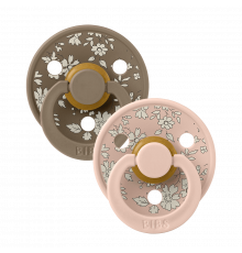 Bibs Colour Liberty Blush Dark Oak  комплект дитячих сосок 1 розмір (0-6 місяців)