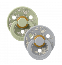 Bibs Colour Liberty Cloud Sage  комплект дитячих сосок 1 розмір (0-6 місяців)