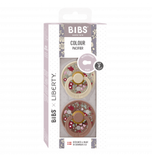 Bibs Colour Liberty Vanilla Woodchuck комплект дитячих сосок 2 розмір (6-18 місяців)