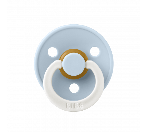 Дитяча соска Bibs Colour Baby blue glow розмір 1 (0-6 місяців)