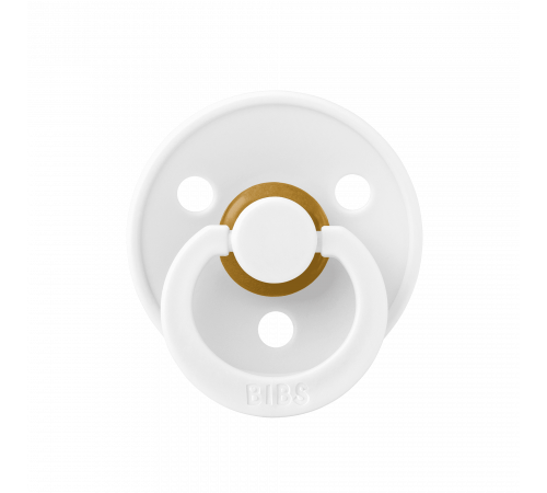 Дитяча соска BIBS Colour White Білий розмір 2 ( 6-18 місяців)