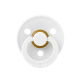 Дитяча соска BIBS Colour White Білий розмір 2 ( 6-18 місяців)